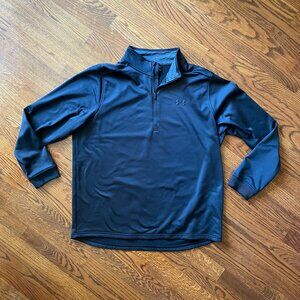 Under Armour ColdGear Black Quarter-Zip Shirt - Size XXL